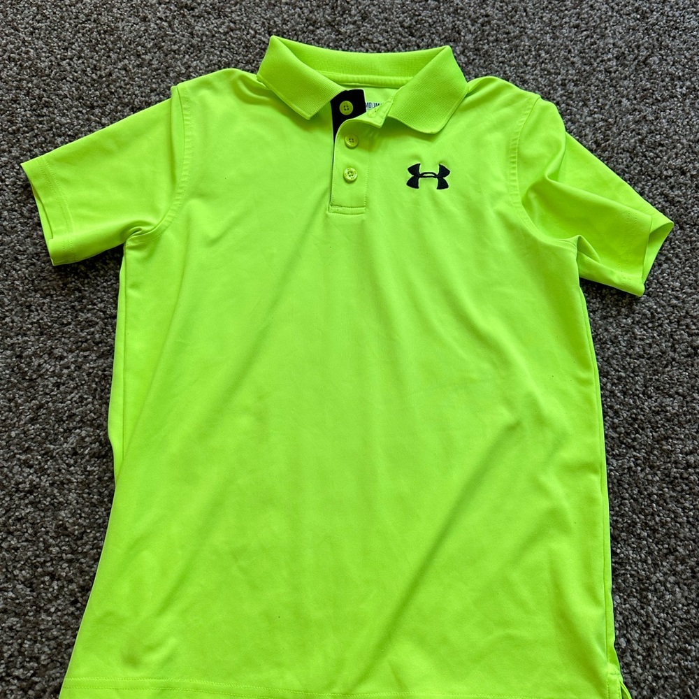 UA yellow polo